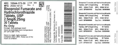 Bisoprolol Fumarate And Hydrochlorothiazide Tablets Usp 2.5 mg/6.25 mg (6.25 mg)